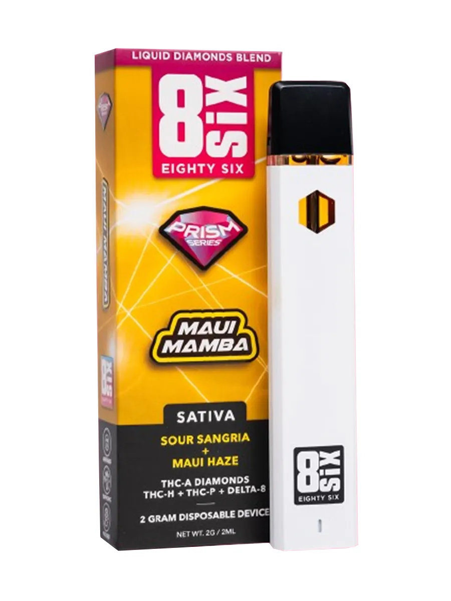 Maui Mamba 8SIX THC-A Liquid Diamonds Disposable 2G