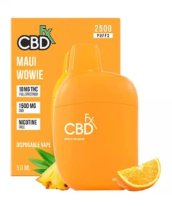 Maui Wowie CBDFx CBD + 10mg THC Vape Pen 1500mg