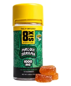 Melon Dreams 8SIX THC-P Infused Gummies 1000 MG