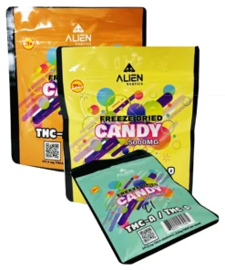 Mixed Flavor Alien Exotics Freeze Dried THC-A+THC-P Candy 5000mg