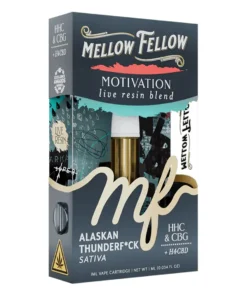 Motivation Blend Alaskan Thunderfuck Mellow Fellow Live Resin Cartridge 1ml