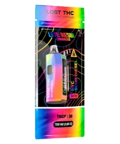 NYC Sour Diesel Lost THC Rainbow Edition THCP | D8 Live Resin Disposable 7500MG