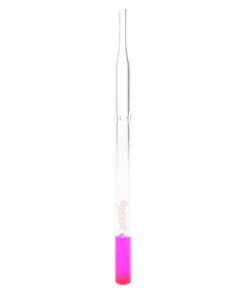 Neon Pink Glass Dabber With Diamonds
