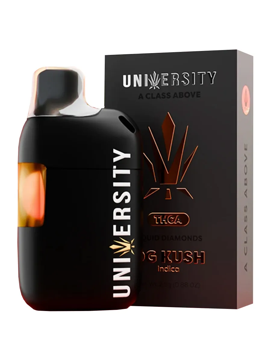 OG Kush University Liquid Diamonds THCA Disposable 2G