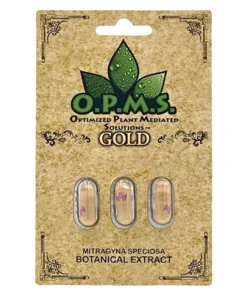 OPMS Gold Mitragyna Speciosa Kratom Capsules