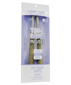 Off White Runtz Lost THC THC-A Sauce Infused Pre-Roll 2ct 2g