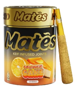 Orange Cake Muha Meds Mates Keif Infused THCA Joints 3G