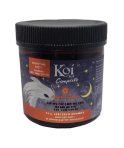 Orange Cream Koi CBD + CBN + D9 Nighttime Rest Gummies 750mg