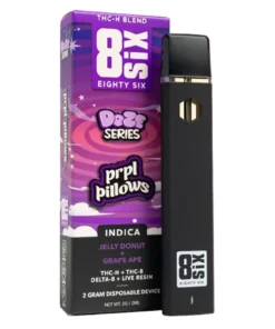 PRPL Pillows 8SIX Doze Series THC-H Disposables 2G