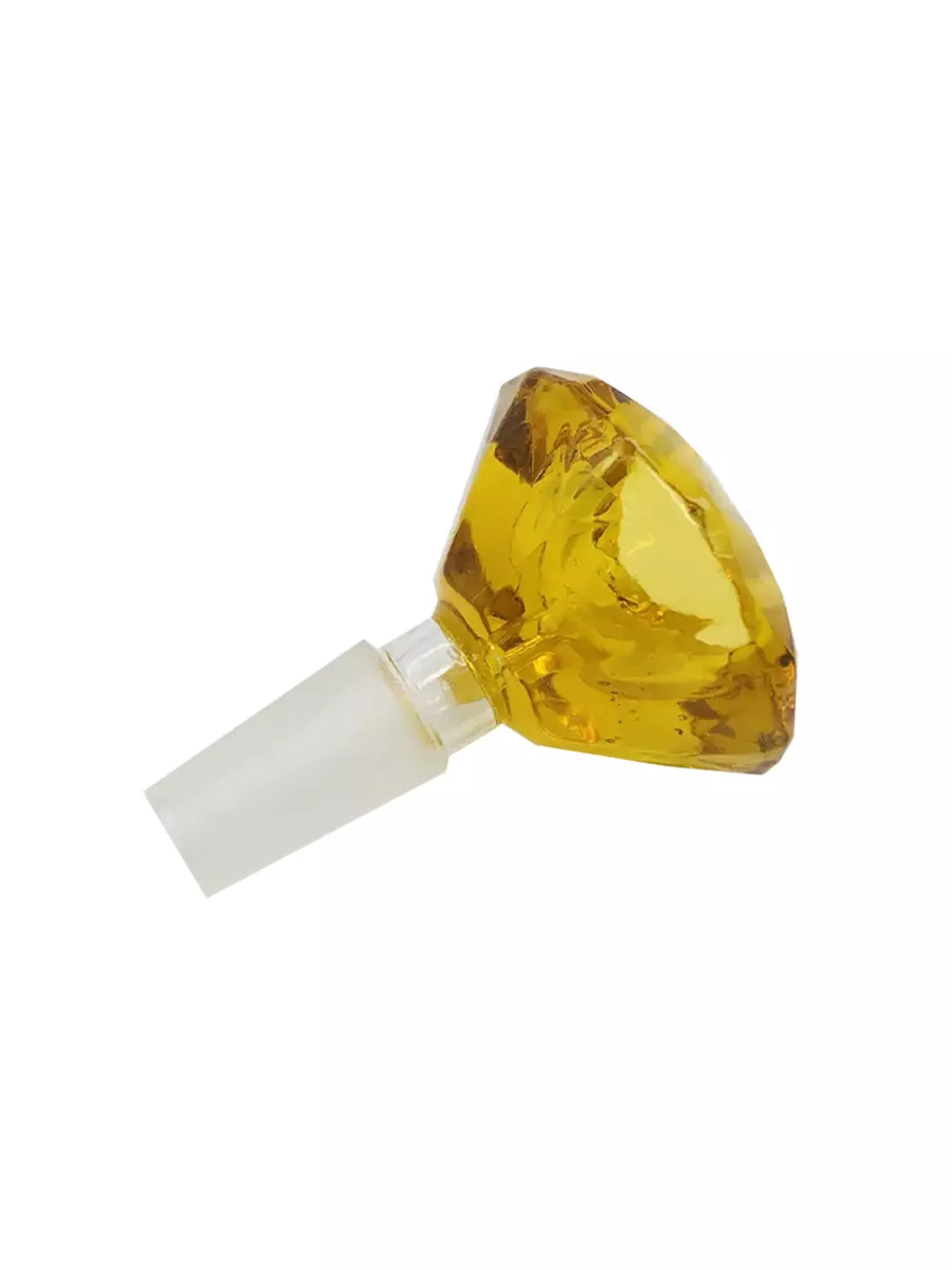 Pacific 14MM Male Joint Diamond Bowl Glass