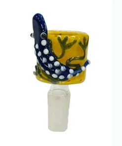 Pacific Rounded Blue 3D Gecko Male Bowl 14MM