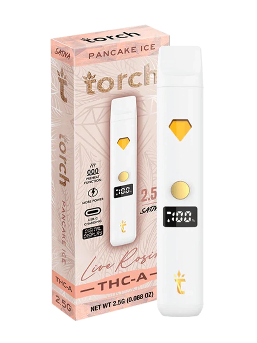 Pancake Ice Torch THC-A Live Rosin Disposable 2.5G