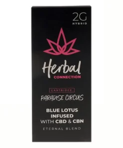 Paradise Circus Herbal Connection Blue Lotus Infused Eternal Blend Cart 2G