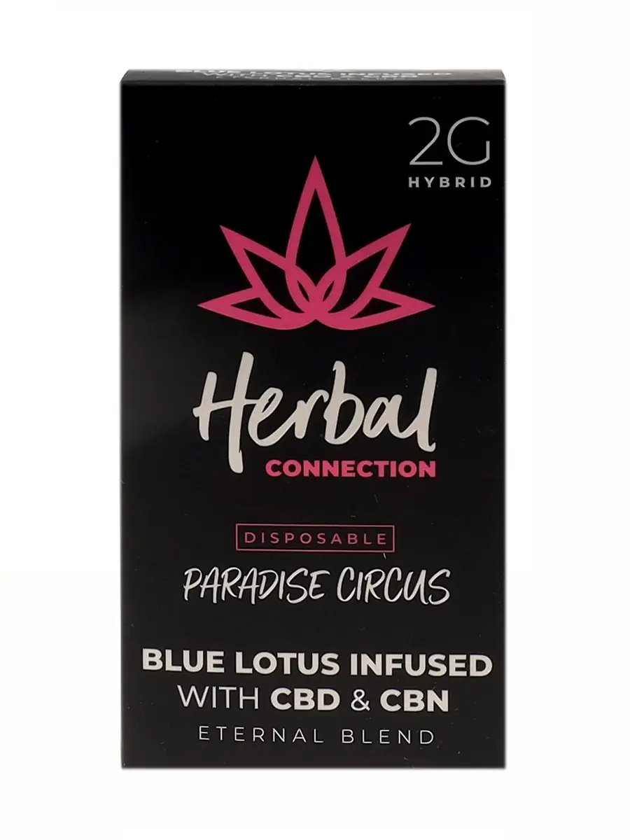 Paradise Circus Herbal Connection Blue Lotus Infused Eternal Blend Vape 2G