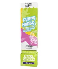 Peach Cobbler Flying Horse THC-A Liquid Diamond Disposable 3G
