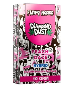Peach Daze Flying Horse Pre-Roll Diamond Dust 10G