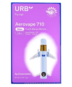 Peach Mango Melons URB Aerovape 710 Relax Disposable 3G