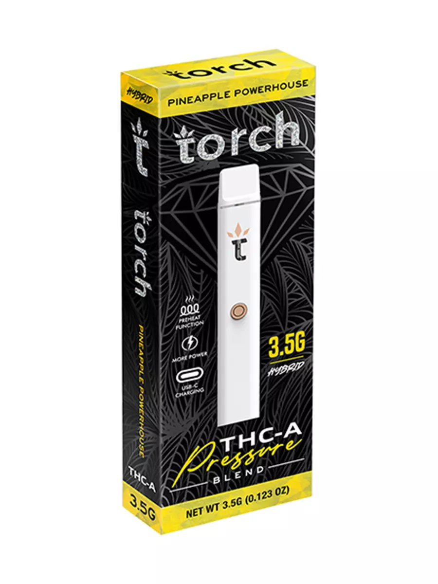 Pineapple Powerhouse Torch THC-A Pressure Blend Disposable 3.5G
