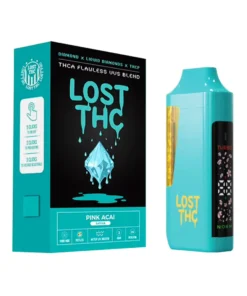 Pink Acai Lost THC VVS Liquid Diamonds THCP Disposable 3G