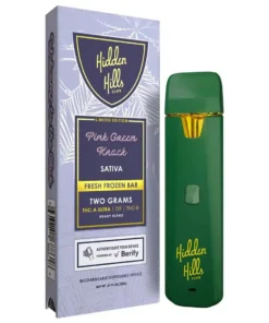 Pink Green Krack Hidden Hills Heady Blend THCA Ultra Disposables 2g