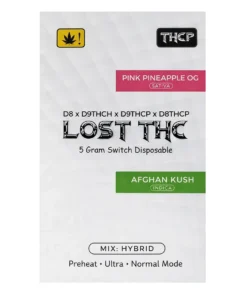 Pink Pineapple OG | Afghan Kush Lost THC Switch THCP Disposable 5G
