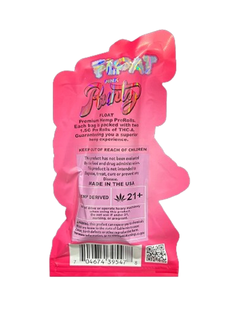 Pink Runtz Float THCA Prerolls 2ct 1.5G - Image 2