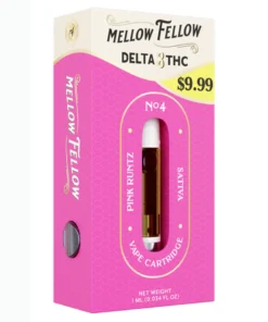 Pink Runtz Mellow Fellow Classic Delta 8 Vape Cartridge 1ml
