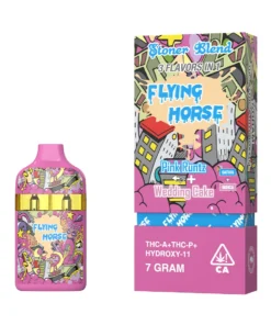 Pink Runtz | Wedding Cake Flying Horse Stoner Blend Disposable 7G