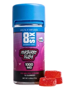 Pinkberry Slush 8SIX Delta-9 THC Gummies 1000 MG