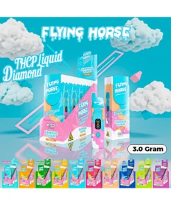 Alternative view of AK-47 Flying Horse THC-P Liquid Diamond Disposable 3G