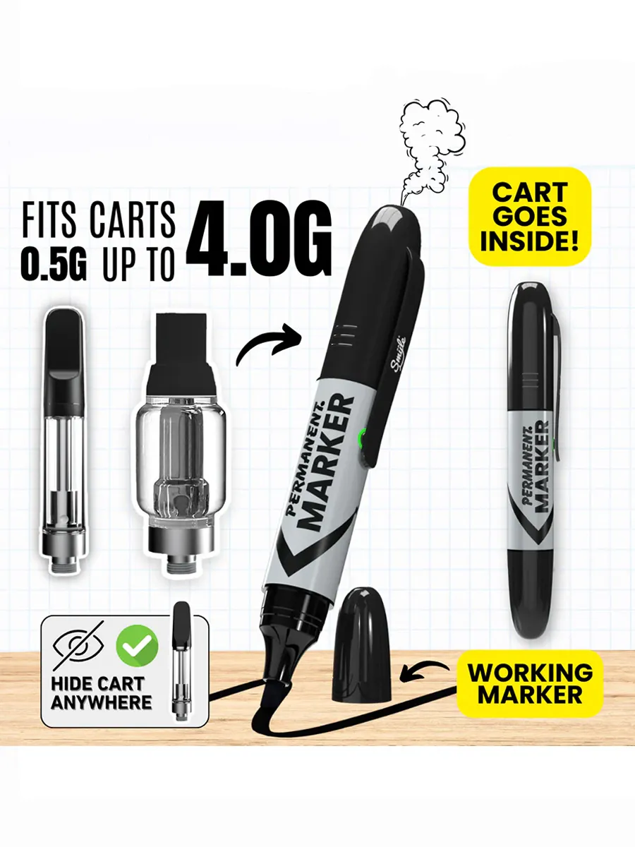 Smyle Labs Permanent Marker Variable Voltage 510 Cart Battery - Image 3