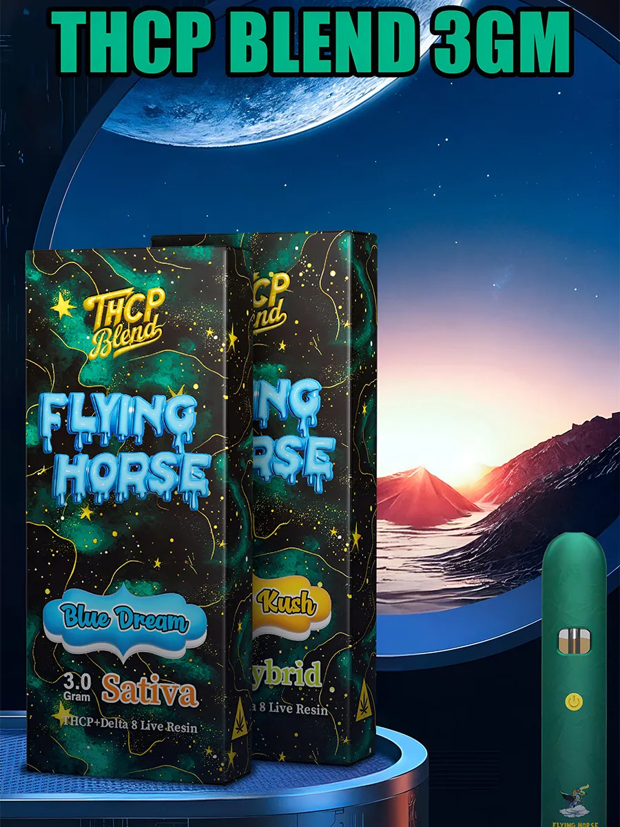 Bubba Kush Flying Horse THCP Blend Disposable 3G - Image 2