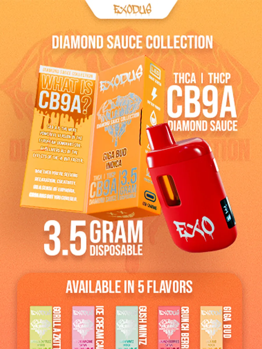 Crunch Berries Exodus Diamond Sauce Collection Disposable 3.5G - Image 3
