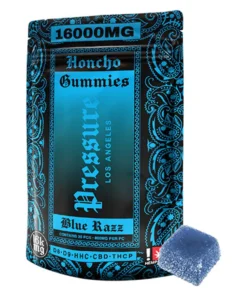 Blue Razz Pressure Honcho Gummies 16000mg 20ct
