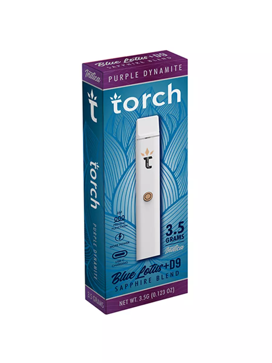 Purple Dynamite Torch Blue Lotus + D9 Sapphire Vape 3.5G