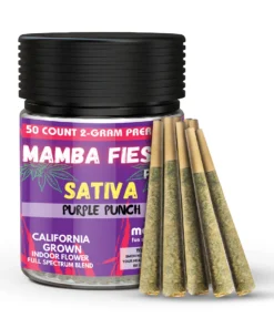 Purple Punch Mamba Fiesta Full Spectrum Blend Pre-Roll 50ct x 2G