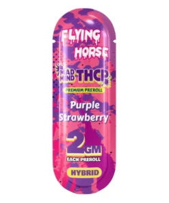 Purple Strawberry Flying Horse Mad Mind THCP Premiumm Pre-Roll 2GM