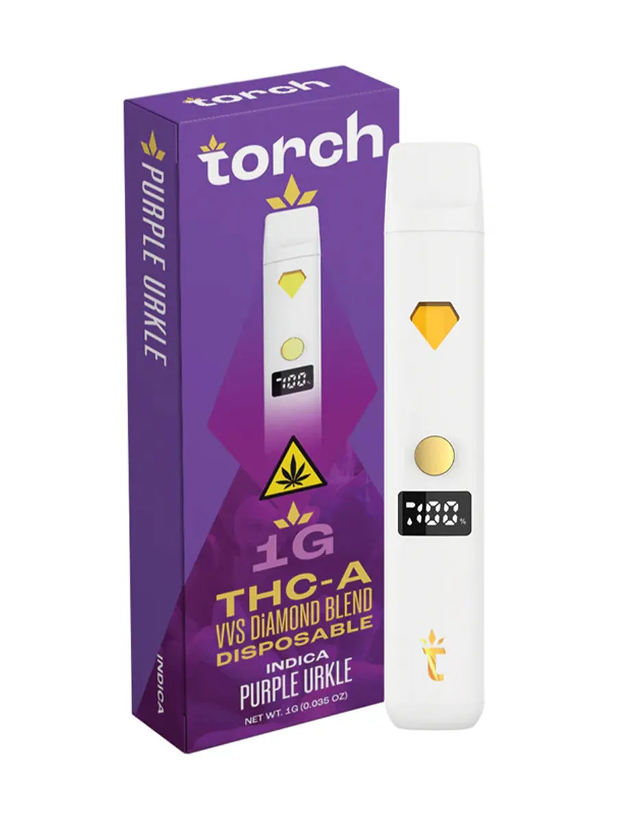 Purple Urkle Torch THC-A VVS Diamond Blend Disposable 1G