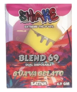 Purple Urkle X Guava Gelato Shake Extreme THC-P Blend 69 Dual Disposable 6.9 G