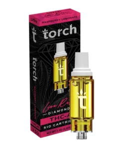 Raspberry Lemonade Torch THC-A Live Resin Diamonds 510 Cartridge 3.5G