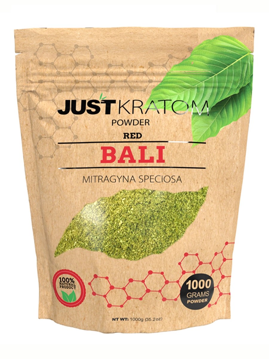 Red Bali Just Kratom Mitragyna Speciosa Powder 1000g