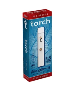 Red Dragon Torch Blue Lotus + D9 Sapphire Vape 3.5G