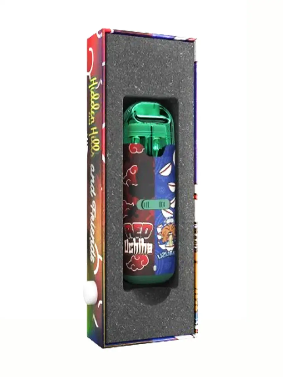 Red Uchiha x Uzumaki Hidden Hills & Friends Dual Flavor Disposable 2G - Image 2