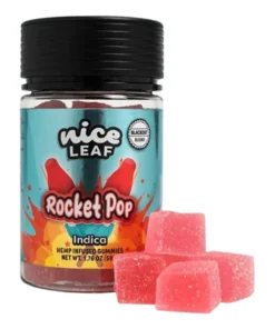 Rocket Pop Nice Leaf Blackout Exotic Blend Gummies 3500MG