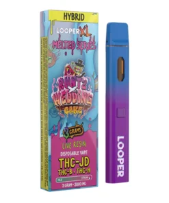 Runtz Wedding Cake Looper XL Melted Series THC-JD+THC-B+THC-H Vape 3G