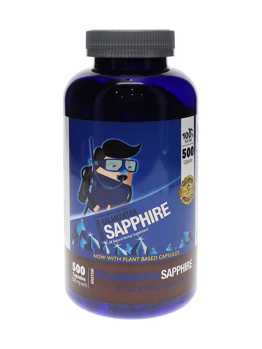 Bumble Bee Kalamantan Sapphire Kratom Capsules 500ct