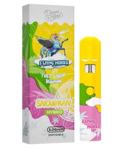 Snowman Flying Horse THC-P Liquid Diamond Disposable 3G