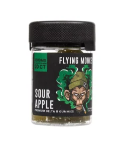 Sour Apple Flying Monkey Delta-8 Gummies 1000mg