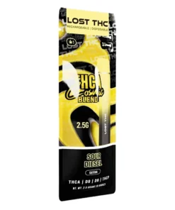 Sour Diesel Lost THC Cosmic Blend THCA Disposable 2.5G