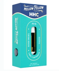 Sour Diesel Mellow Fellow Classic HHC Vape Cartridges 1ml